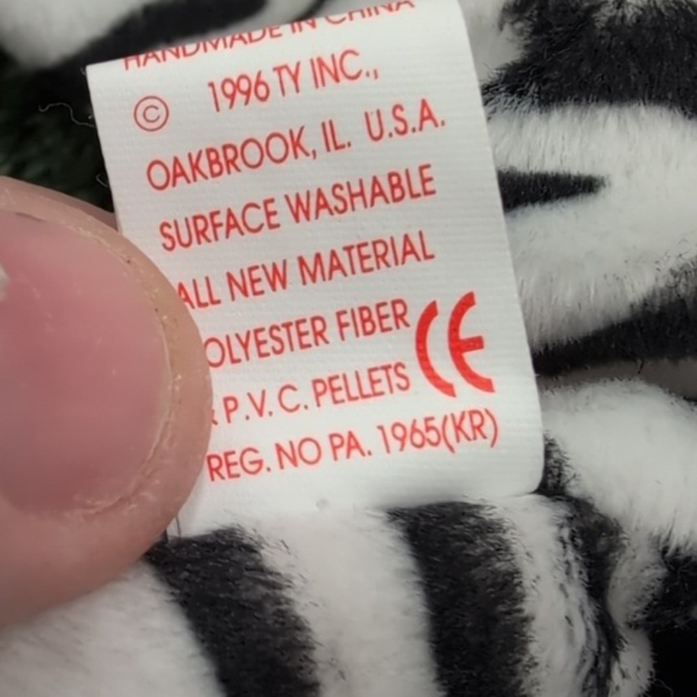 Beanie Babies Blizzard 1996 ERRORS Rare Baby Ty Retired Bear Vintage‎ - Picture 3 of 9